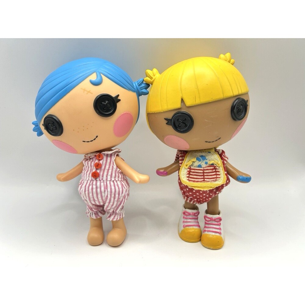 Lalaloopsy Full Size Littles 7" Scribbles & Stumbles Little Sister Doll Lot of 2
